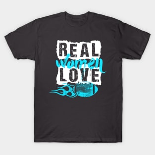 REAL WOMEN LOVE FOOTBALL T-Shirt